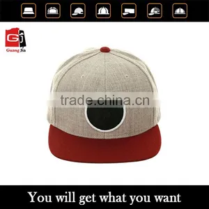Guangjia Custom 2015 Stylish Best Quanlity Plain Yupoong Snapbacks Bulk Wholesale Quality Choice thumbnail-1