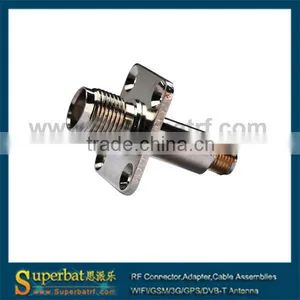 Adapter Long SMA Jack to TNC Jack Flange/panel Router Adapter thumbnail-1