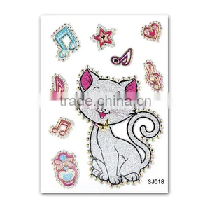 Beauty Sticker Custom Bling Glitter Mobile Phone Sticker for Iphone 6 3M Gule Glitter Diamond Full Body Decal Stickers f thumbnail-1