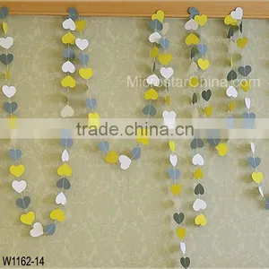 4m Paper Garland Round Banner Bunting Wedding Birthday Classroom Party Pon Decoration thumbnail-5