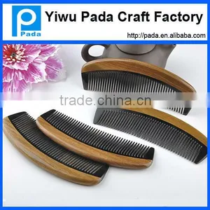 Wooden Natural Horn Comb thumbnail-1