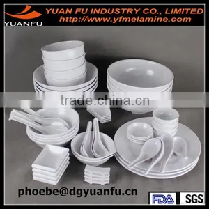 CE,FDA,LFGB Certification Two-tone Plastic Wholesale Disposable Melamine Tableware thumbnail-6