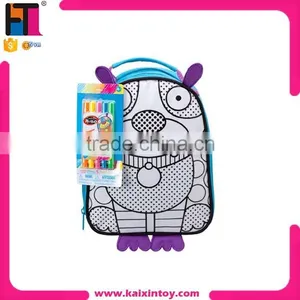 10220810 5 Brightly Colour Washable Pens Colour a Backpack 4 Years Old Educational Toys thumbnail-4