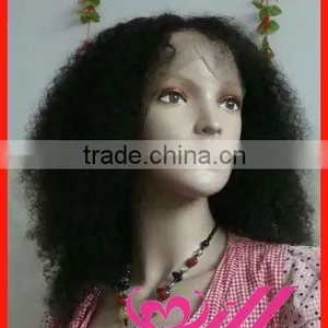 Accept Sample Order Hair Wigs Kinky Curl Hair Wig Synthetic Hair Wig Factory Directly,High Quality & Good Price thumbnail-1
