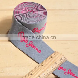 Best Quality Jacquard Elastic Band With Logo Print thumbnail-2