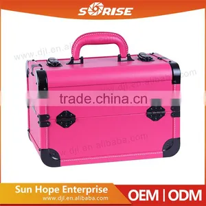 2015 New Products Sunrise Manufacturer Antique Beauty Makeup Cosmetic Case With 4 Trays thumbnail-2