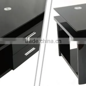 TV-2311 Hot Design Wooden TV Stands With Glass Top thumbnail-3