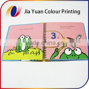 Spiral Binding Hardback Full Color Printed Children's Book Printing Service thumbnail-1