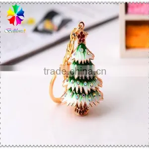 Pretty Fashion Christmas Tree for 3D Shape Keychain,Zinc Alloy 3D Shape Keychain,keychain for 3D Shape Colorful Matel thumbnail-5