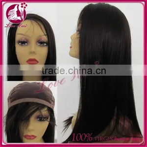 Factory Wholesale Natural Looking Hair Wig 100% Virgin Brazilian Hair Lace Front Wig thumbnail-1