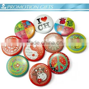 Promotional Custom Tin Button Badge With Safety Pin thumbnail-1