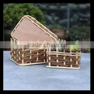 Rectangle Willow Basket thumbnail-4