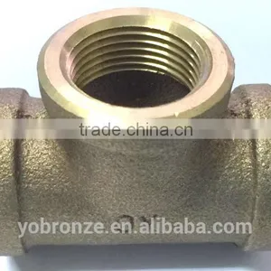 Excellent Machining From Taiwan Bronze Thread Pipe Fitting Tee thumbnail-3