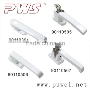 Upvc Window Handle Zinc/Aluminum Alloy Window Handle Puwei PWS Inward Opening Window Handle With Key/lock thumbnail-1