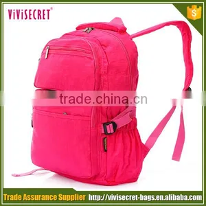 2016 School Bagpack Nylon Rectangle Average Size of Backpack thumbnail-1