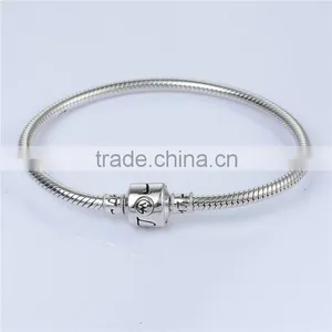 Wholesale 925 Sterling Silver European Charm DIY Bracelet BR008 thumbnail-4
