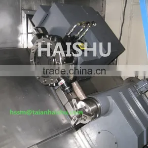 Cnc Metal Slant Bed Lathe With Live Tool CNC350A Turning Milling Center thumbnail-3