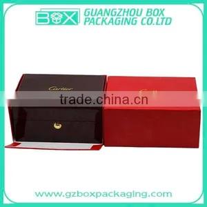Hot Sale Customized Black Glossy Wooden Watch Gift Box thumbnail-1