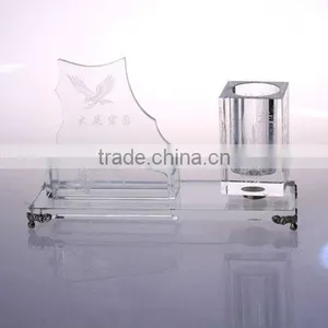 Transparent Fancy Popular Sale Crystal Office Set thumbnail-6
