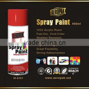 2016 Canton Fair Aeropak Spray Paint Colorful Fast Dry High Glossy Spray Paints for Car thumbnail-1