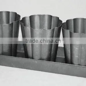 Galvanize Garden Pot for Home & Garden thumbnail-1