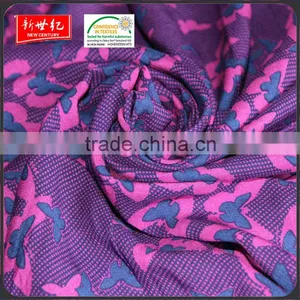 Fashion Printing Women Dress 100% Rayon Fabric With Favorable Price thumbnail-2