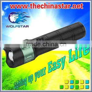 High Power Battery Operated CREE Torch LED With Zoom Function thumbnail-1