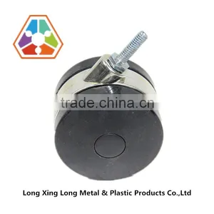 D75*M6*25mm PA6 no Brake Plastic Office Chair Caster Wheel thumbnail-1