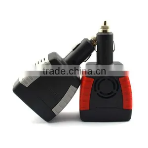 Car USB Charger Power Inverter Adapter 12V to 110V DC to AC Converter Plug thumbnail-1