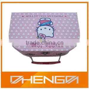 Hot Quality Customized Made Paper Cardboard Suitcase Box With Handle (ZD2014-M006) thumbnail-1