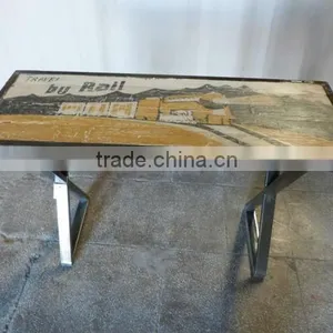 METAL CONSOLE TABLE thumbnail-1