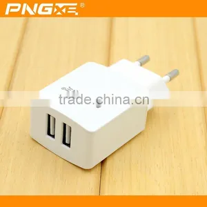 Wholesale High Speed 5v 2.1a Dual Micro Usb Wall Travel Home Universal Mobile Phone Charger thumbnail-3