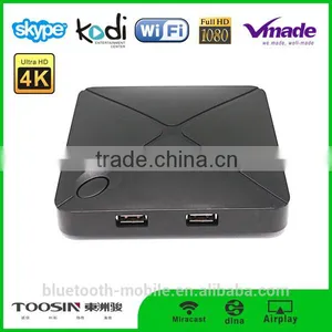 Good Factory Delivery Amlogic S812 Quad-core 2G+8G Android 4.0 XBMC 5G WIFI 4K Smart Android TV BOX thumbnail-1