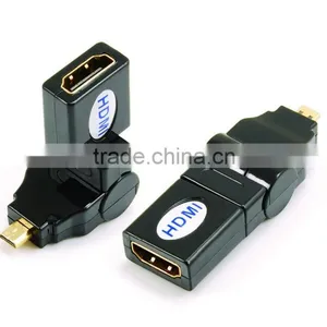 HDMI Female to MICRO Male Adapter Rotating 270 Degree thumbnail-1