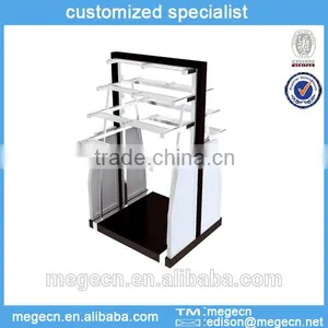 4 Tiers Wood Trousers Promotion Rack Display Shelf thumbnail-2