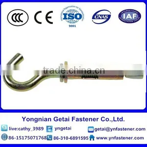 Zinc Yellow Hook Bolt Sleeve Anchor thumbnail-3