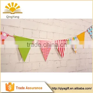 Best Selling Various Colors of Party String Triangle Banner Party Supplies thumbnail-3