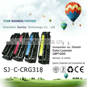 CRG-318 High Quality Products Color Toner Cartridge for LASERSHOT LBP7200Cdn LBP7680cx LBP7660Cdn LBP7680Cx thumbnail-1