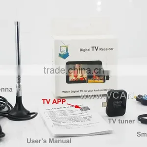 DVB-T2S Micro USB Digital DVB-T DVB-T2 TV Tuner Receiver for Android Pad Dvb-t Mpeg4 Usb tv Tuner thumbnail-3