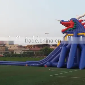 HUGE DRAGON INFLATABLE WATER SLIDE FOR ADULTS AND CHILDREN thumbnail-1
