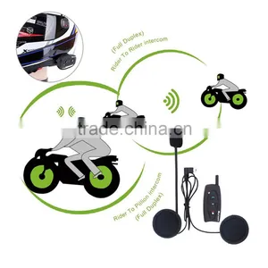 2 Pcs V2-500 Motorcycle Moto Bluetooth Helmet Headset Intercom Intercomunicador de Motos Headphone for 2 Riders thumbnail-4