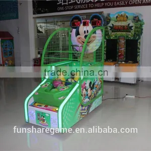Micky Mouse Coin Operated Basketball Game Machine For Kids thumbnail-6