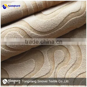 Burnout Velboa Fabric With TC For Home Textile thumbnail-1