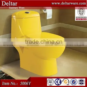 Fashion Yellow Color Sanitary Ware Toilet,five Star Factory Outlet Sanitary Ware Toilet thumbnail-1