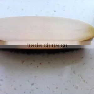 Factory Price Cheap Round Shape Wooden Shoes Brush thumbnail-2
