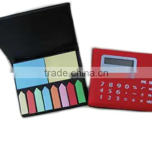 Promotional pu Leather 8 Digits Notebook With Calculator thumbnail-3