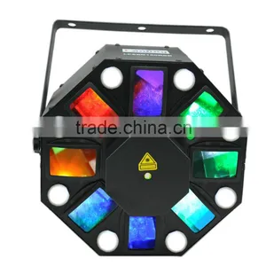 White Strobe RGBWY Derby RG Laser | 3 in 1 Led Lights Laser thumbnail-2