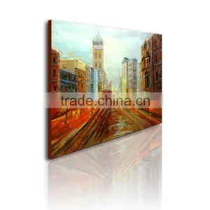 Pictures Art Famous Handpainted Buildings Painting Home Decor thumbnail-2
