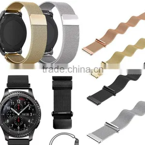 Milanese+Stainless Steel Bracelet Smart Watch Band Strap For Samsung Gear S3 for Clock thumbnail-1