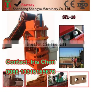 Fully Auotmatic/semi Auto Interlocking Brick Making Machine SY1-10/2-10 With 1/2 Pcs One Time thumbnail-1